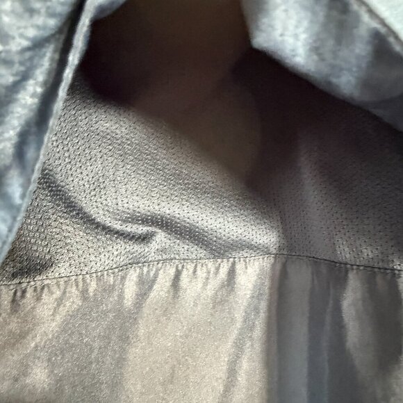 Nike Full Zip Windbreaker Track Jacket Mens Large Navy Orange Activewear Outdoor - Picture 12 of 15